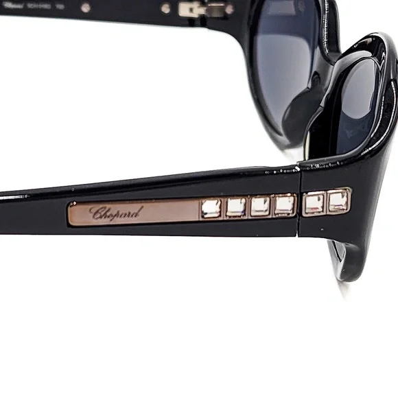 Chopard Couture Back Oval Crystal Women's Designer Sunglasses